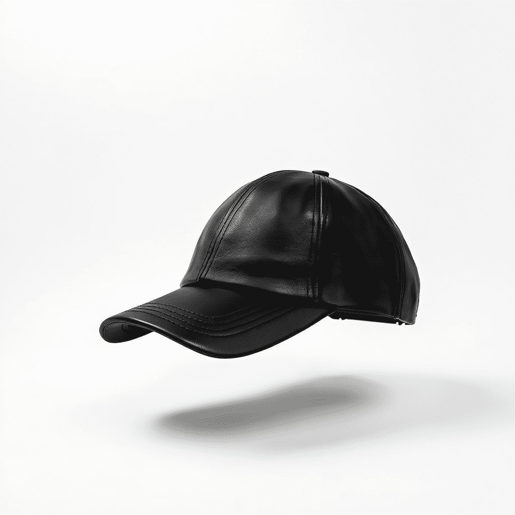 Dark Casual Leather Cap (ALA G1)