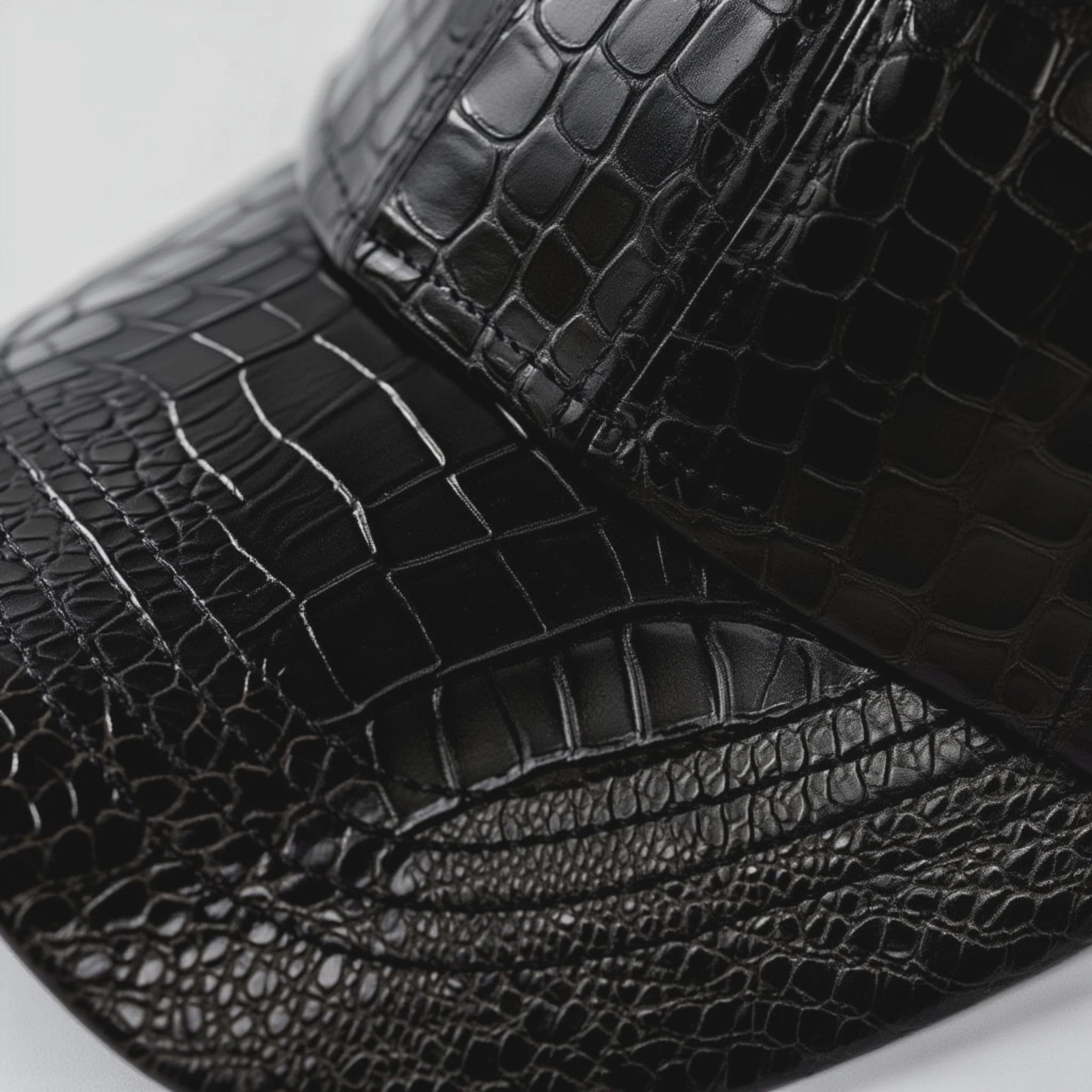 Classic Crocodile Leather Cap (ALA G2) - Image 3