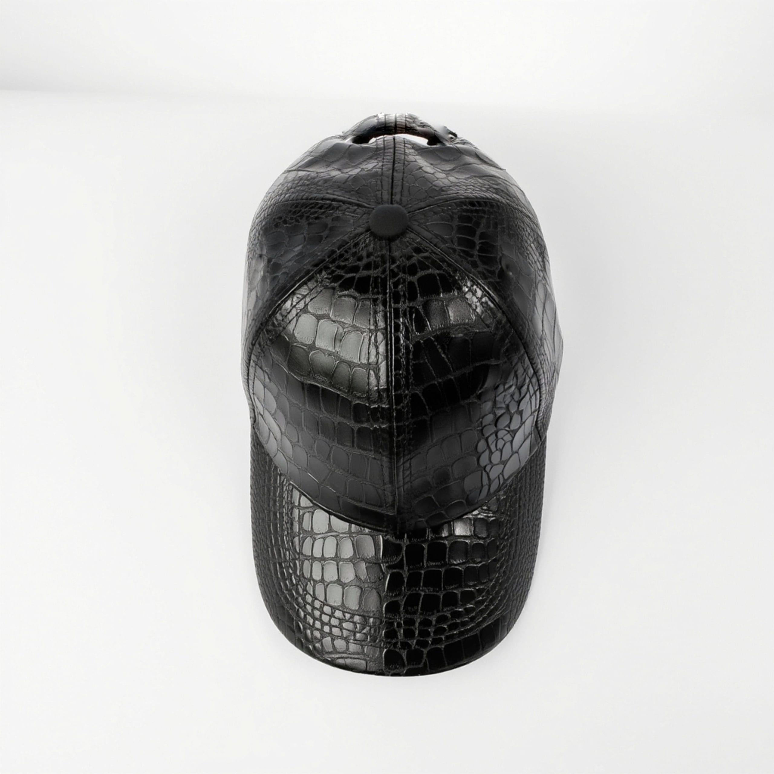 Classic Crocodile Leather Cap (ALA G2) - Image 2
